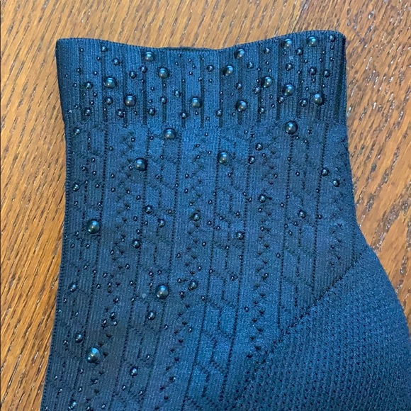 Charles David Black Stretch Open Toe Booties - Picture 4 of 8